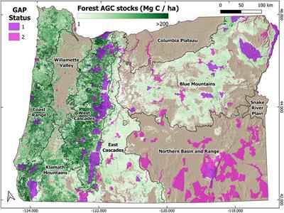 Strategic reserves in Oregon’s forests for biodiversity, water, and carbon to mitigate and adapt to climate change